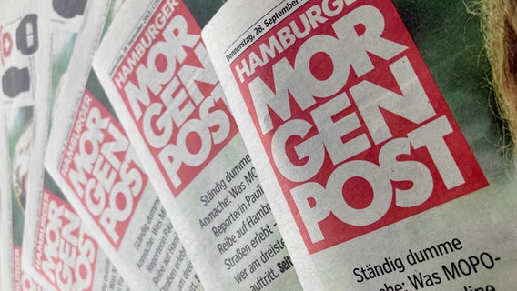 Blick auf mehrere Ausgaben der "Hamburger Morgenpost". © picture alliance/dpa Foto: Christiane Bosch
