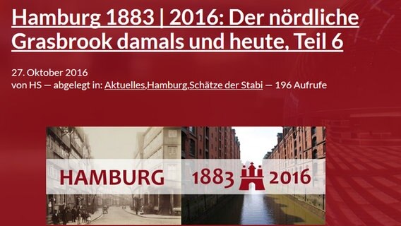 Eine Internetseite der Staats- und Universitätsbibliothek Hamburg  