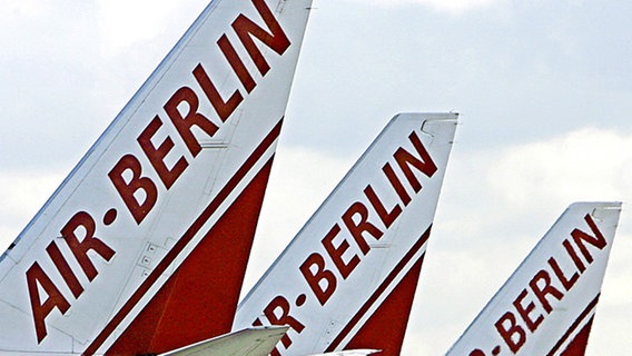 Maschinen der Fluggesellschaft Air Berlin © dpa Foto: Daniel Karmann