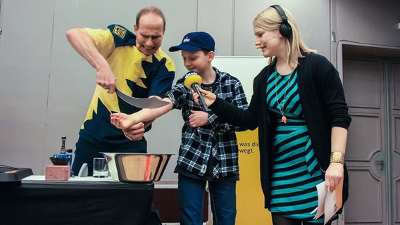 "Magic Andy" bei einer Veranstaltung in Braunschweig. © NDR 