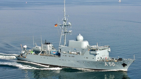 Der Aufklärer "Alster" der Bundesmarine © PIZ Marine 