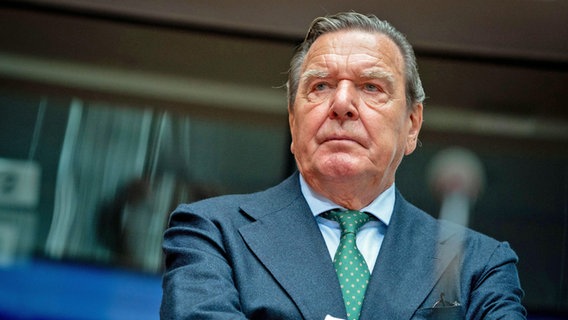 Gerhard Schröder (SPD), ehemaliger Bundeskanzler und Leiter Verwaltungsrat Nord Stream 2. © dpa Foto: Kay Nietfeld
