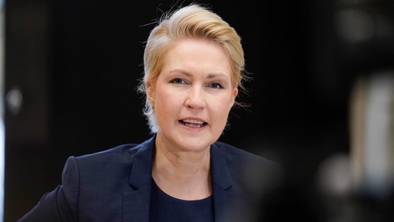 Ministerpraesidentin Manuela Schwesig (SPD) von Mecklenburg-Vorpommern im Portrait  