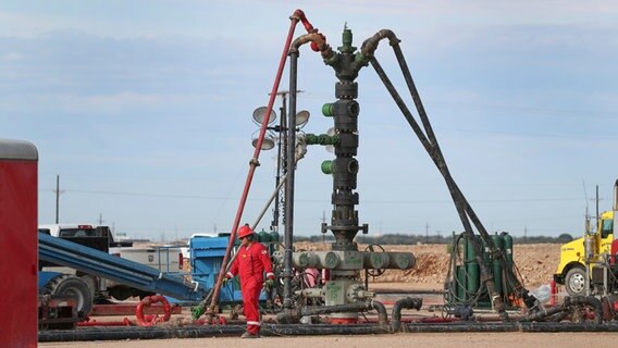 Frackinganlage in Texas © dpa picture alliance Foto: Steve Gonzales