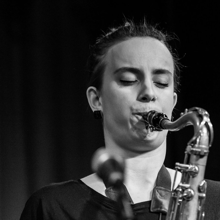 Die schwedische Saxofonistin Malin Wättring © Kenth Wångklev Foto: Kenth Wångklev