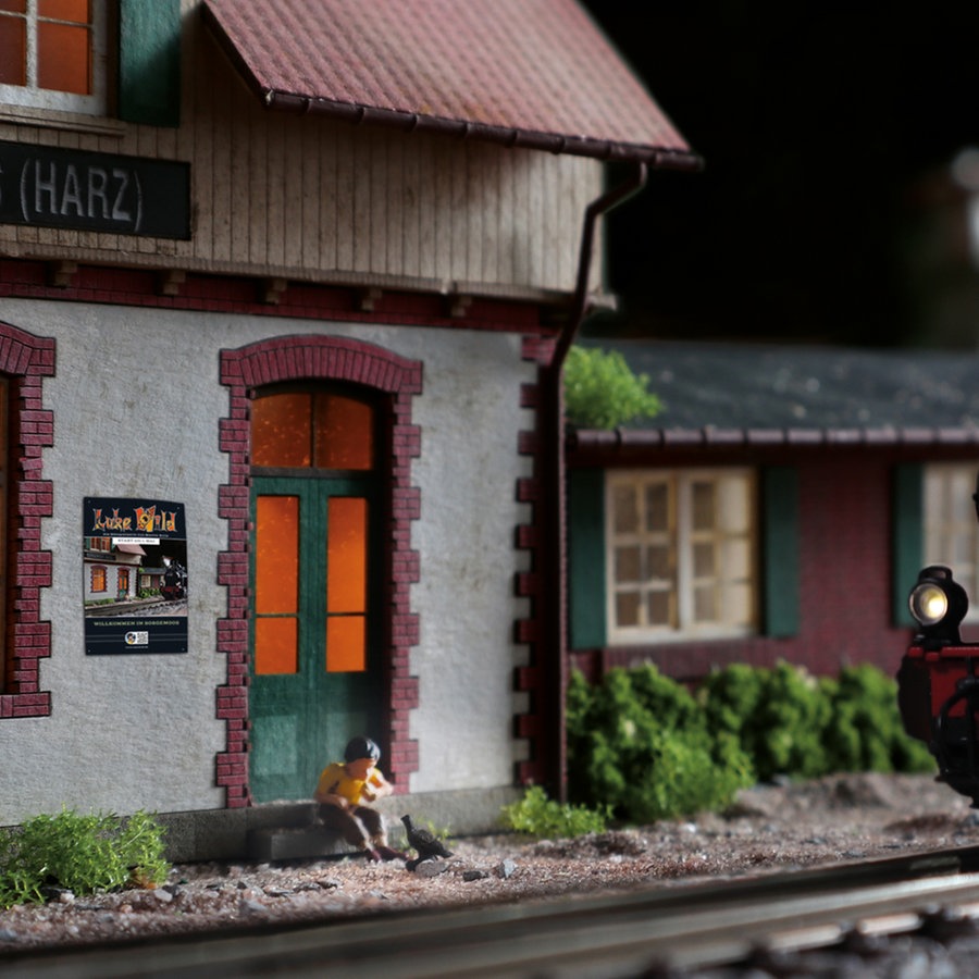Fotografie eines Eisenbahnmodells © NDR Mikado 