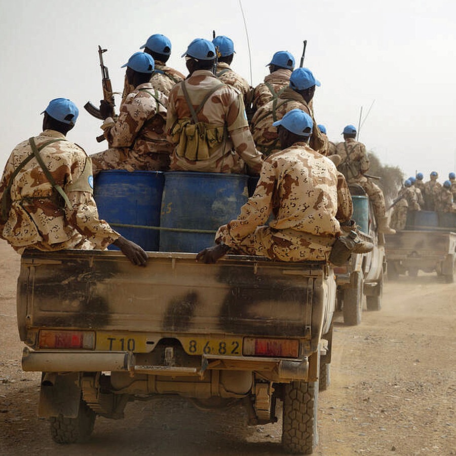 Eine Militärdelegation aus Bamako trifft in Tessalit im Norden Malis ein © UN Foto: Marco Dormino