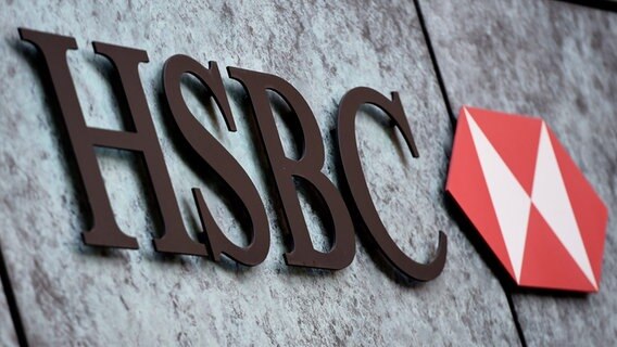 Das Logo der HSBC-Bank. © dpa - Bildfunk Foto: Facundo Arrizabalaga