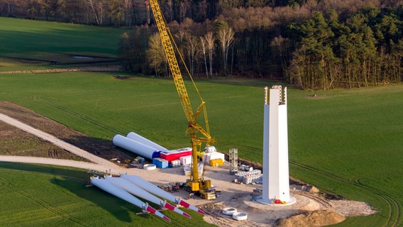 Windpark in Hoort © dpa-Bildfunk Foto: Jens Büttner