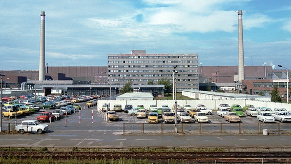 Das stillgelegte Kernkrafwerk in Lubmin im Jahr 1992. © picture-alliance 