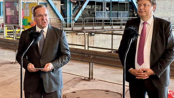 Bundesverteidigungsminister Boris Pistorius in Rostock © David Pilgrim Foto: David Pilgrim