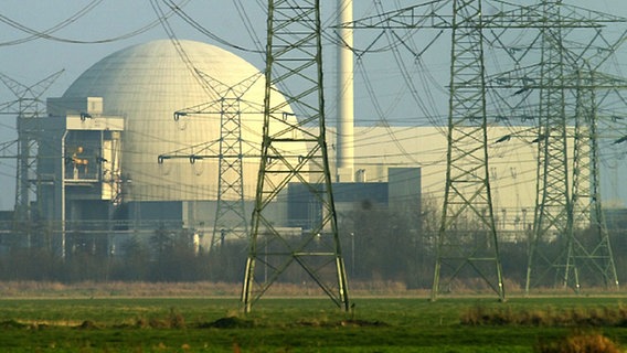 Das Atomkraftwerk Unterweser. © dpa/Picture-Alliance 