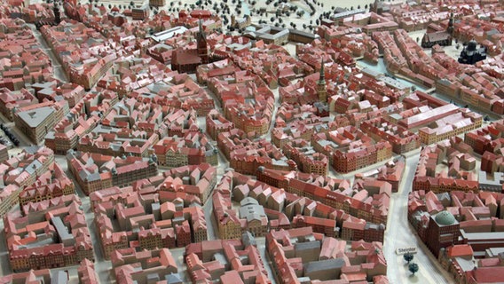 Ein Modell der Stadt Hannover. © NDR.de Foto: Eric Klitzke