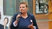 Nicoline Rohweder (Die Linke) kandidiert für den niedersächsischen Landtag. © Nicoline Rohweder 