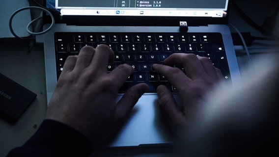 Hände tippen auf einer Computer-Tastatur. © picture alliance/dpa 