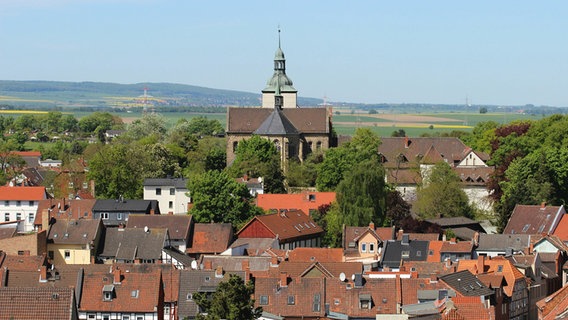 Der Blick über die Dächer von Helmstedt. © NDR Foto: Alfred Gogolin