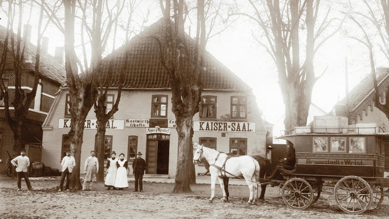 Eine historische Aufnahme des Restaurants Kaisersaal in Bad Bramstedt.  © Archiv Schadenhof