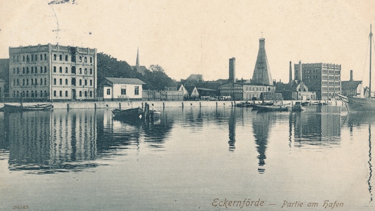 Eine alte Aufnahme des Eckernförder Speichers am Hafen. © Stadtarchiv Eckernförde
