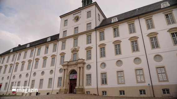 Die Vorderansicht des Schloss Gottorf. © NDR Foto: NDR Screenshot