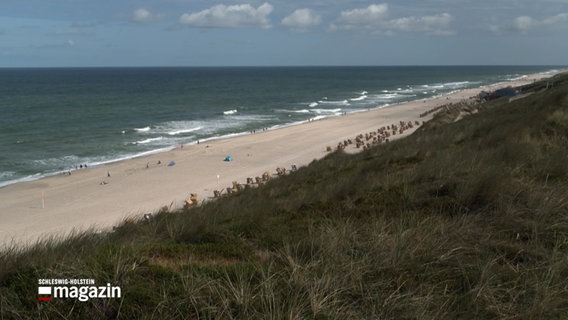 Touristen sonnen sich an einem Strand. © NDR 
