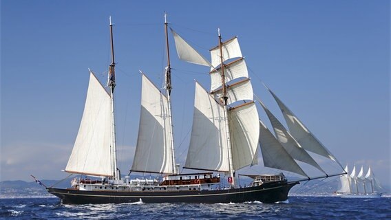 Das Segelschiff Gulden Leeuw aus den Niederlanden © Imago Foto: imagebroker