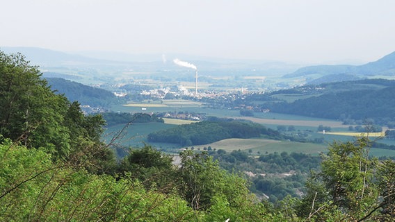 Blick vom Selterkamm ins nördliche Leinetal  Foto: Gerd Meyer, Alfeld