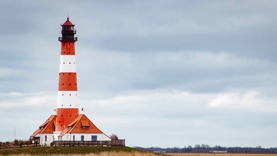 Der Leuchtturm Westerhever auf Eiderstedt © Privat Foto: NDR 2 Hörer Johannes Gerken