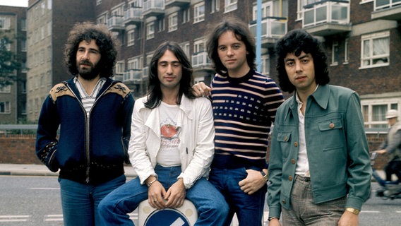 Die Pop- und Rockband 10cc im Jahr 1974. © Picture-Alliance / Photoshot 