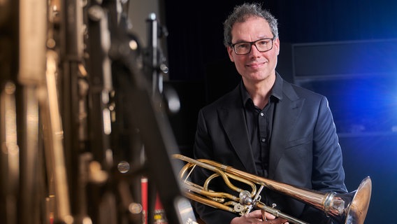 Ingo Lahme, Bassposaunist der NDR Bigband © Steven Haberland Foto: Steven Haberland