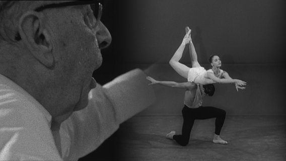 Igor Strawinsky und Tänzer des New York City Ballett © NDR EO Foto: Screenshot