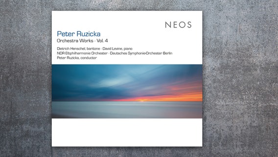 CD-Cover "Peter Ruzicka - Orchestra Works Vol. 4" mit dem NDR Elbphilharmonie Orchester  