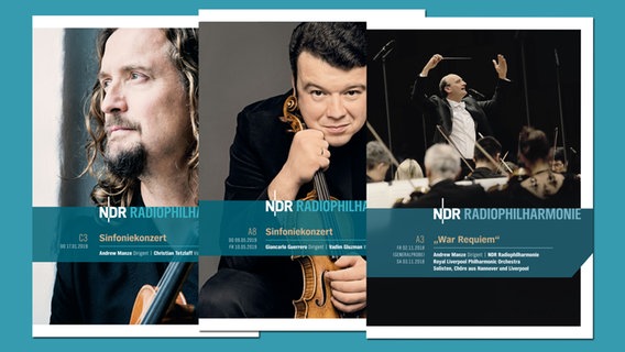 Programmheft-Cover der Konzerte in der Saison 2016/2017 © NDR 