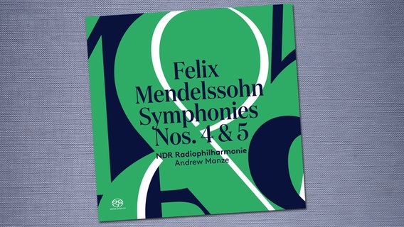 CD-Cover: NDR Radiophilharmonie - Mendelssohn Sinfonien Nr. 4 & 5 © Pentatone 