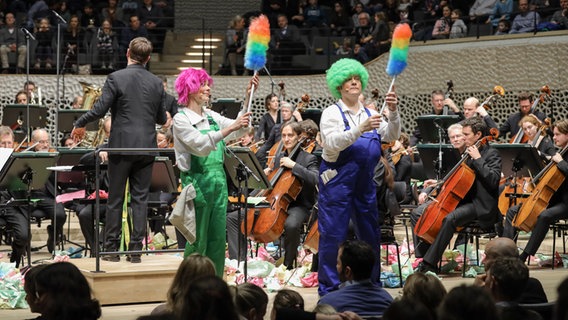 NDR Familienkonzert "Schosta & Kowitsch" in der Elbphilharmonie © NDR Foto: Markus Krüger