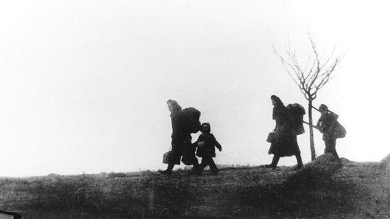 Fluechtlingstreck 1945 auf dem Weg nach Westen © Picture Alliance | akg-images Foto: akg-images