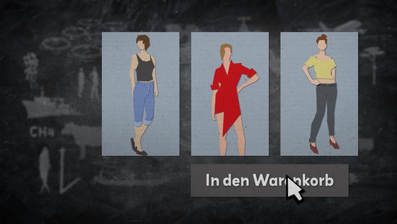 Drei verschiedene Frauen mit bunter Bekleidung (Cartoonzeichnung) © NDR 
