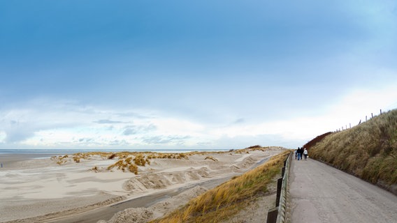 Strand und Promenade auf Borkum © colourbox Foto: hoch2wo photo & design