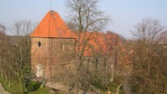 Eine Luftbildaufnahme der St. Nicolaikirche in Grömitz. © Kirchengemeinde Grömitz Foto: Kirchengemeinde Grömitz