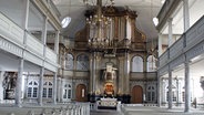 Der Kircheninnenraum der St. Nicolaikirche in Kappeln © St. Nicolai Kappeln Foto: St. Nicolai Kappeln