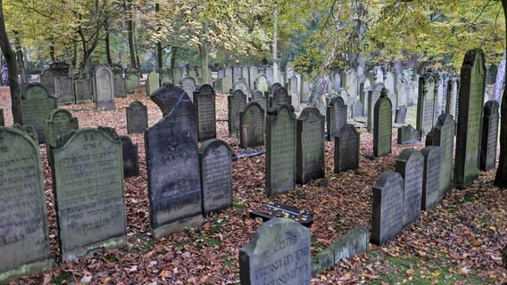 Grabsteine auf dem Jüdischen Friedhof in Hamburg-Altona © picture alliance / dpa Foto:  Axel Heimken