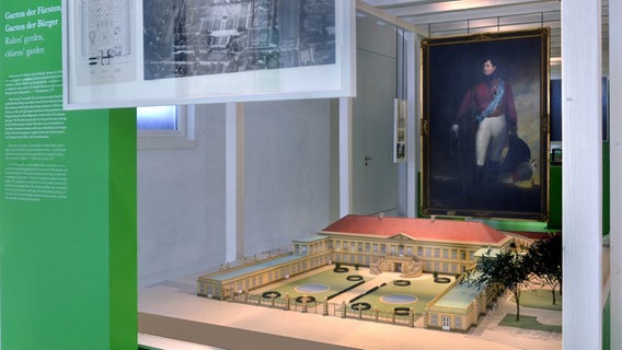 Modell des Schlosses Herrenhausen im Museum des Schlosses. © Historisches Museum Hannover 