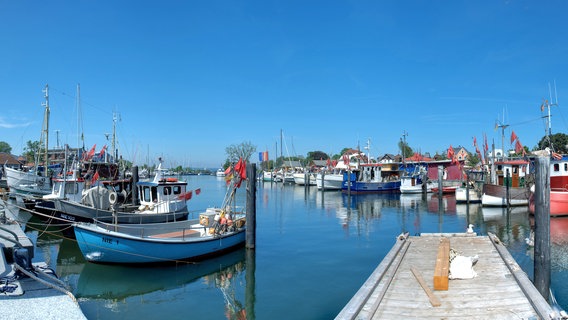 Schiffe im Hafen von Niendorf an der Ostsee. © fotolia Foto: Thomas Reimer