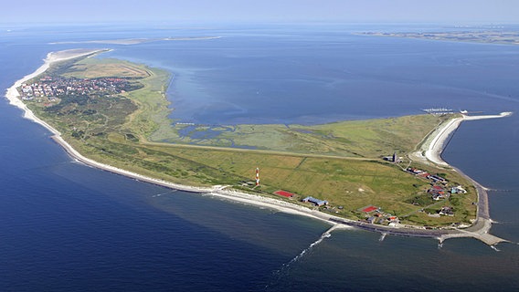 Die ostfriesische Insel Wangerooge aus der Luft. © imago/imagebroker 