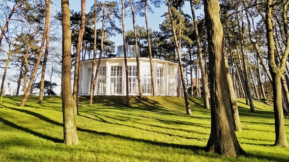 Die Trinkkurhalle an der Strandpromenade in Timmendorf. © TSNT GmbH 