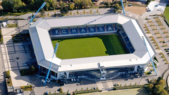 Das Rostocker Ostseestadion © picture-alliance/ ZB Foto: Klaus Grabowski