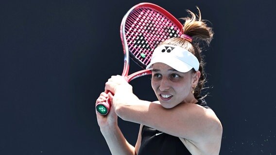 Tennisprofi Tamara Korpatsch bei den Australian Open in Melbourne © IMAGO / Schreyer 