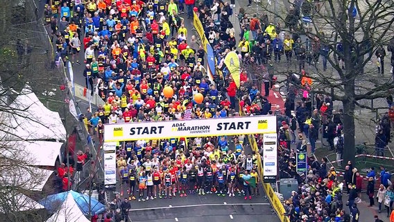 Start des Hannover-Marathons 2023 © Screenshot 