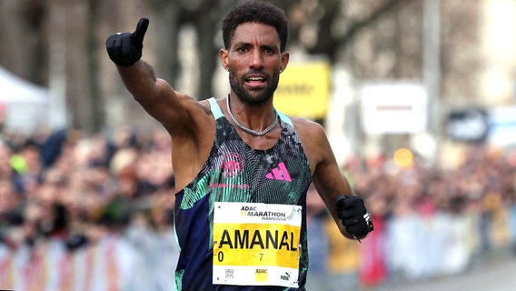 Amanal Petros beim Hannover-Marathon © Hannover-Marathon 