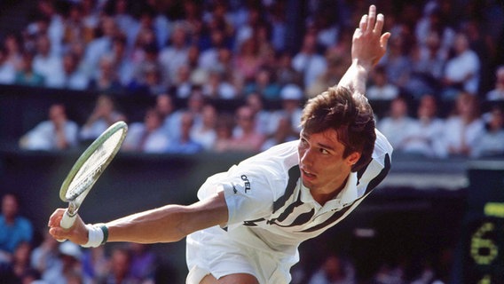 Michael Stich 1991 in Wimbledon © imago/Colorsport 