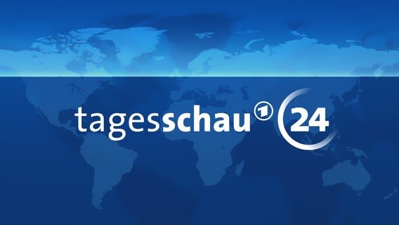 Schriftzug Tagesschau 24 auf blauem Grund © NDR 